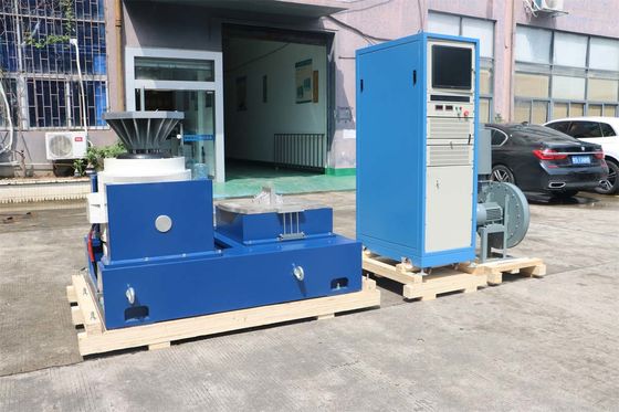 अच्छा दाम प्रयोगशाला योग्यता कंपन परीक्षण प्रणाली जिसमें 51 मिमी विस्थापन, 2.0 वेग और 800x800 मिमी टेबल आकार हो ऑनलाइन